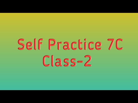 Self Practice 7C || Math || Class-2 || By- Deepak Sir || VBSS - YouTube