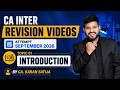 Introduction to GST | Full Chapter Revision | CA Inter Sep 2026 | CA Karan Satija