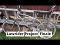 Lowrider bike restoration - Finale