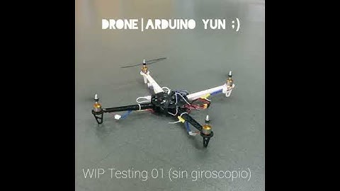 Drone Arduino Yun (without gyroscope) - Part 1/2