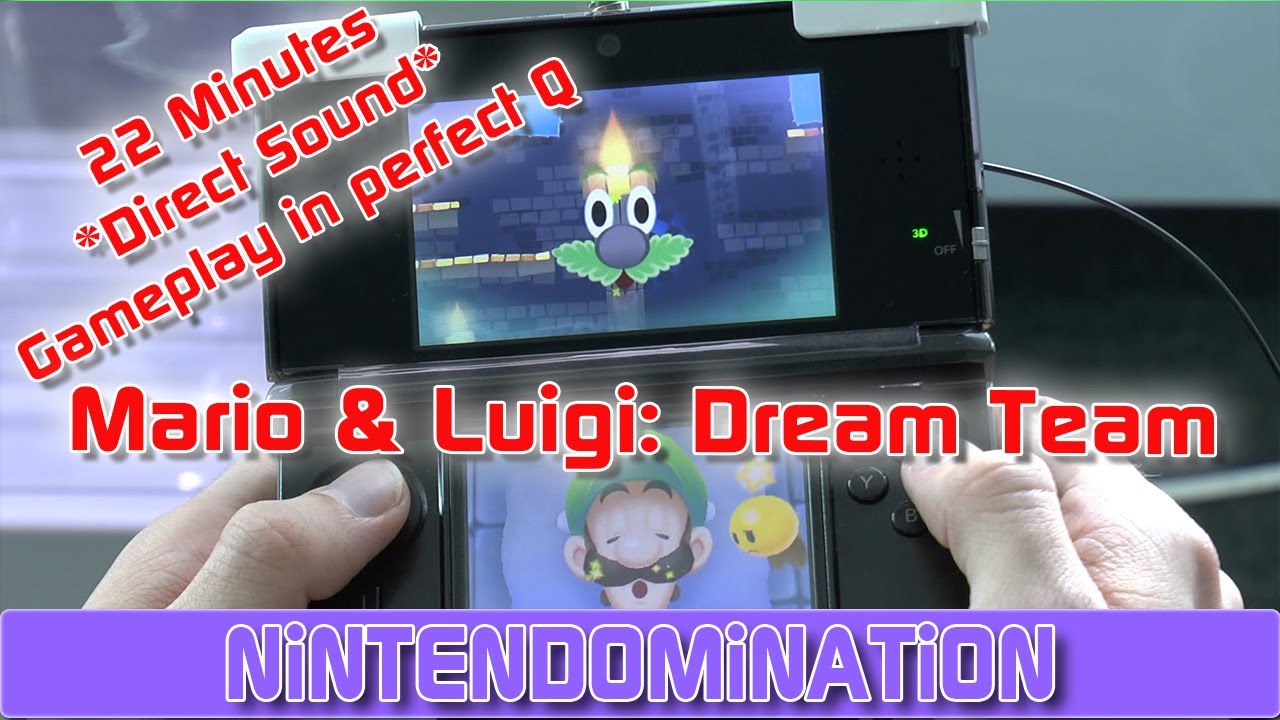 Video till 23 minuter från Mario & Luigi: Dream Team