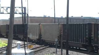 Westbound UP Empty Coal Train at Rochelle IL.