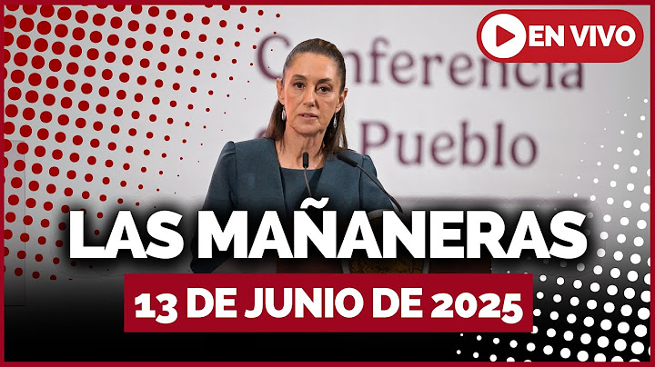 🔴 #ENVIVO: Conferencia de CLAUDIA SHEINBAUM: La Mañanera del Pueblo del viernes 13 de junio 2025