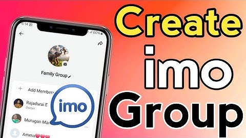 How to Create Imo Group \ How to Imo Group Chat \ How to Imo Group Calls