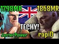 🎭STREET FIGHTER 6 ➥ JesterPower (GUILE ガイル) VS. rapiD (M.BISON ベガ) MASTER LEGEND RANKS🎭