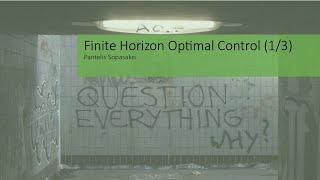Discrete-time finite-horizon linear-quadratic optimal control (Elimination of state sequence) Wealth