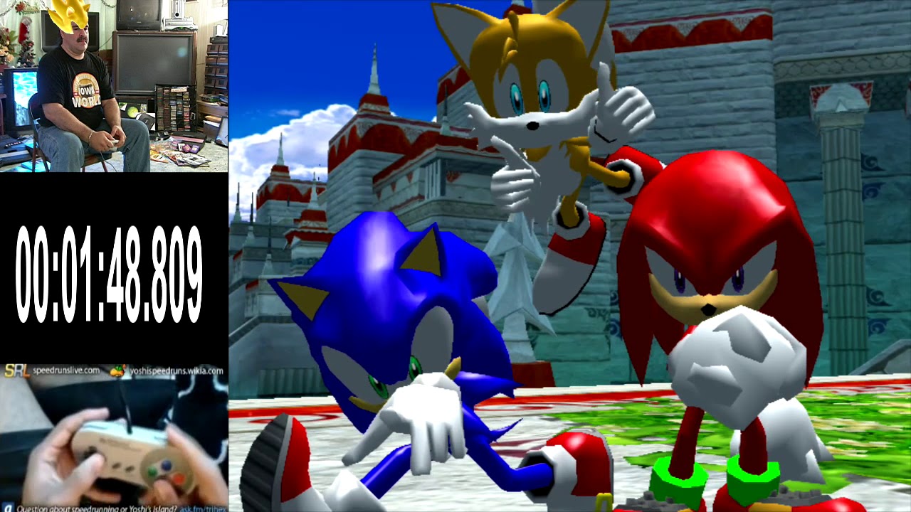TAS] Sonic 2 Heroes - Speedrun as Team Super Sonic 