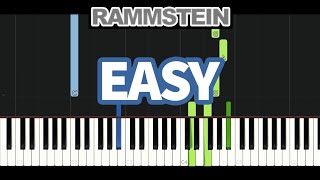Mein Herz Brennt - Rammstein Easy Piano Cover (Tutorial) Resimi