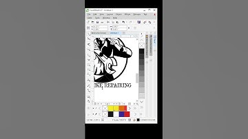 Motor Bike Repairing Logo Design In Coreldraw #shorts #youtubeshorts