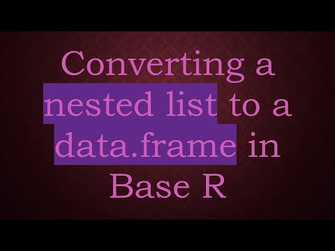 Converting a nested