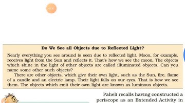 reflected light can be reflected again class 8 science NCERT chapter 16 light