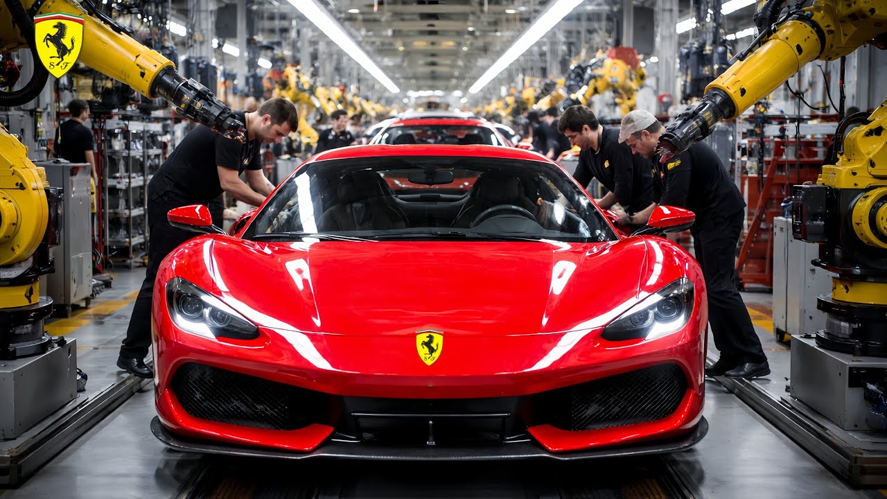How Ferrari Is Made | Inside Ferrari Factory Manufacturing Process ...