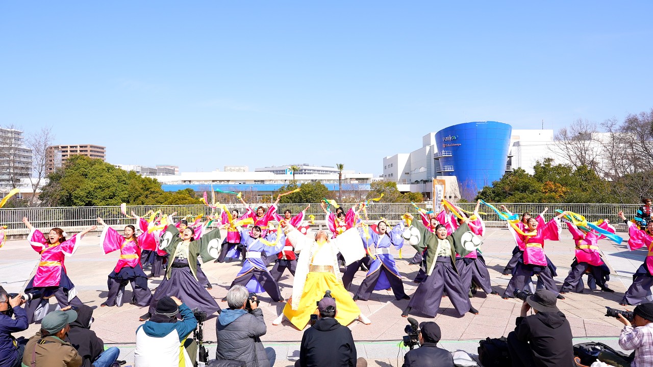 【大阪公立大学朱蘭】堺よさこい かえる祭り2026 堀内機械会場