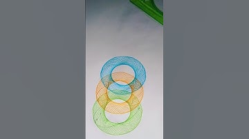 NA crazy colour full Spiro circles #spirograph #satisfying #2024 #shorts #art #spirography #music