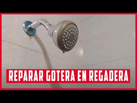 🔵 SOLUCIÓN👉 Como REPARAR o sellar gotera en Regadera de BAÑO con Silicón Mopar