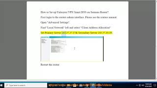 Set up Unlocator VPN Smart DNS on Siemens Router screenshot 5