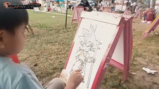 Si B9Cil Lagi Mewarnai Di Lapangan Merdeka Kota Bengkulu