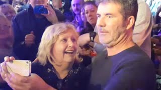 Simon Cowells Big Entrance Folied By Fan Bgt18 Blackpool