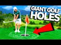 Golfing With The World’s Biggest Golf Holes!!