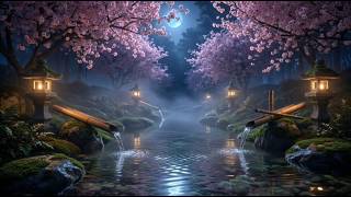 Fall Asleep Fast - Soft Saxophone, Piano & Flowing Water Sounds screenshot 5