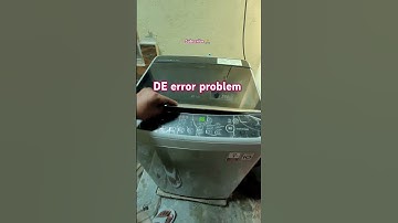 Fix LG Top Load Washer DE Error Fast! 👌 #shorts #washingmachine #tech #shorts #shortvideo