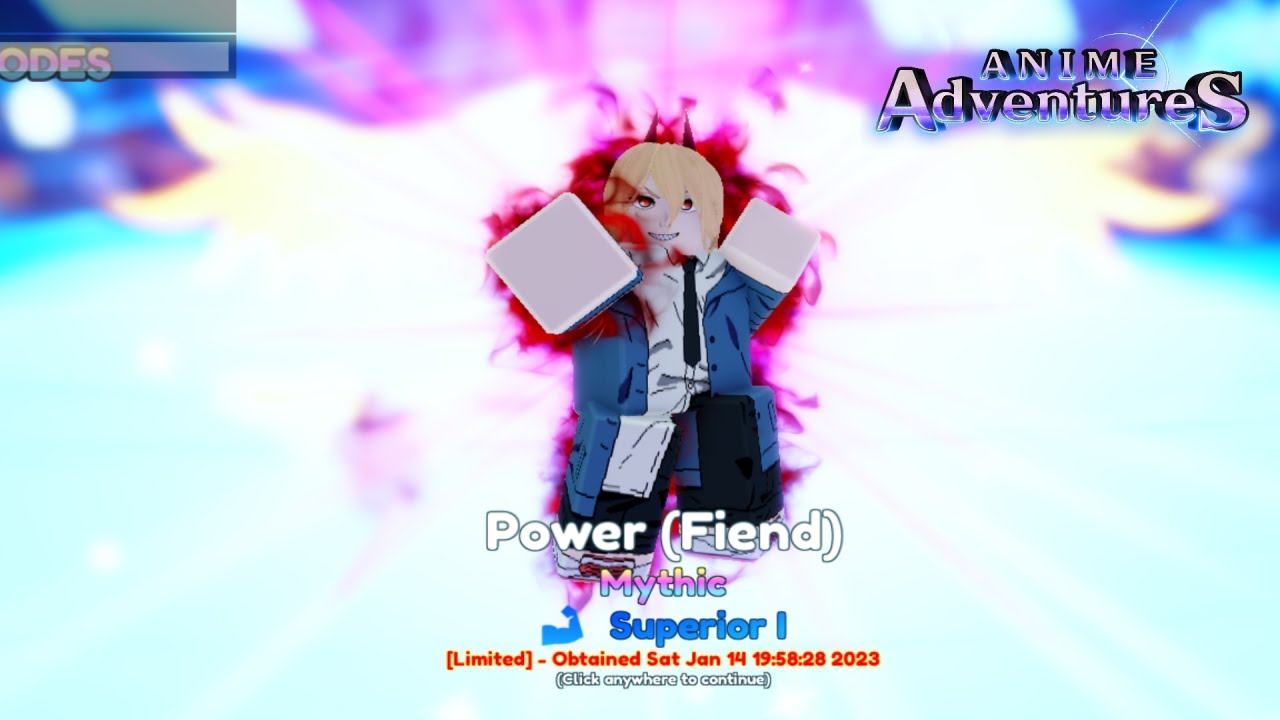 Power evo (Anime Adventures)