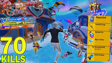 70 Kills🔥 IN 20 MINUTES NEW HARDEST GAMEPLAY 🥵 Pubg mobile