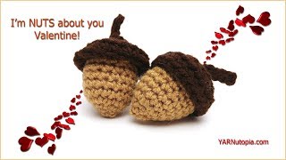 How to Crochet Tutorial: DIY Acorn Amigurumi by YARNutopia