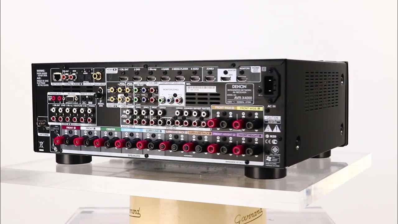 Denon AVRX4000 YouTube