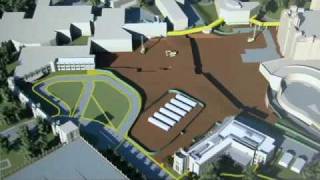 Details Animations of projected layout of Duke Medicine Pavilion and Duke Cancer Center Update