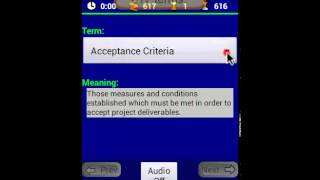 PSA PMP 5R - Mobile App Reference for the PMBOK 5th Edition screenshot 1