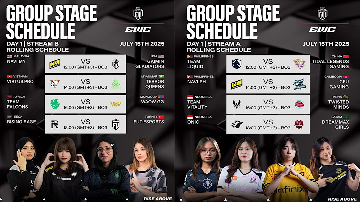 LIVE MSC x EWC 2025 MWI x EWC HARI 1 TEAM VITALITY VS TWISTED MINDS ONIC VS DREAMMAX GIRLS