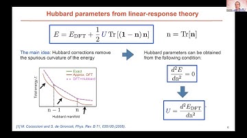 First-principles calculation of Hubbard parameters using linear-response theory