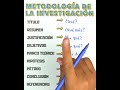 Metodología de la Investigación: Cómo hacer la Metodología de la investigación Correctamente