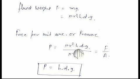 Applied Physics II Unit-04 II 4.3 II Pressure by Dr. Pramod Sain