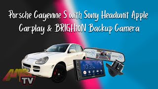 Apple CarPlay on this Porsche Cayenne with Sony in Los Angeles