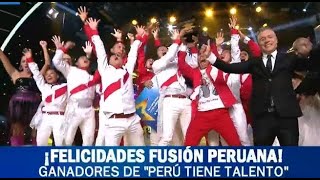 ¡Fusión Peruana se consagró ganador de Perú Tiene Talento!