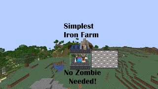 No Zombie Iron Farm 1.19.2 + | Minecraft Farms