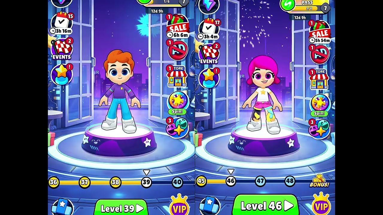 KOOPLY RUN GAMEPLAY BOYS vs GIRLS 4K New Lvls 