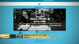 Hillary Clinton joins Twitter