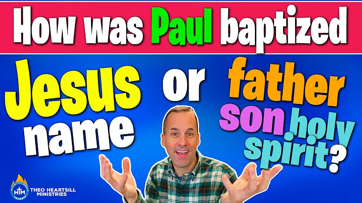 HOW SHOULD I BE WATER BAPTIZED? Was Paul baptized in Jesus name or Father, Son and Spirit?