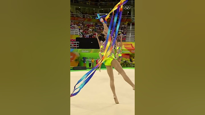 Rhythmic gymnastics will never cease to amaze us...