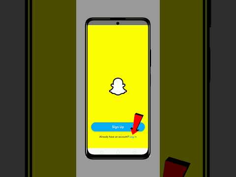 how to login Snapchat  #shorts