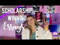 How to write a scholarship winning essay // ROBINS WORLD