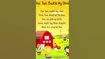 Thumbnail of One Two Buckle My Shoe!Nursery Rhymes!#onetwobucklemyshoe #shorts