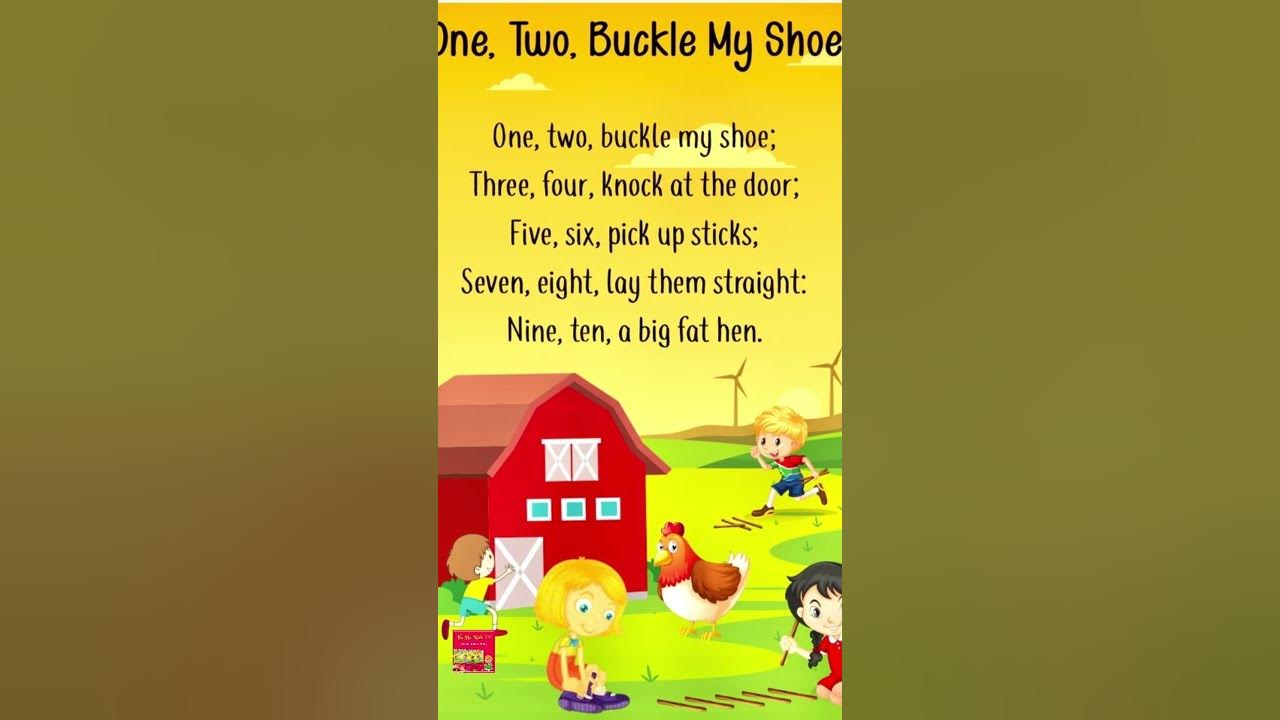 One Two Buckle My Shoe!Nursery Rhymes!#onetwobucklemyshoe #shorts