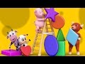 The Shapes song | Nursery Rhymes Farmees | Learn Shapes | Kids songs