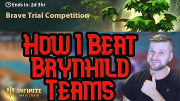 Brave Trial How I Beat Brynhild Teams - Infinite Magicraid