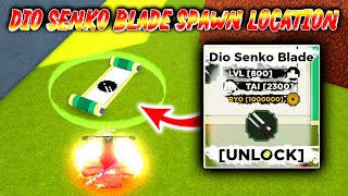 Shindo Life - (Getting) New Dio Senko Blade Spawn Location + Damage Showcase