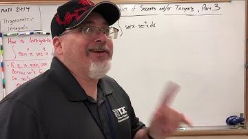 MATH 2414 - Trigonometric Integrals (8): Integrating a Product of Secants and/or Tangents (Part 3)